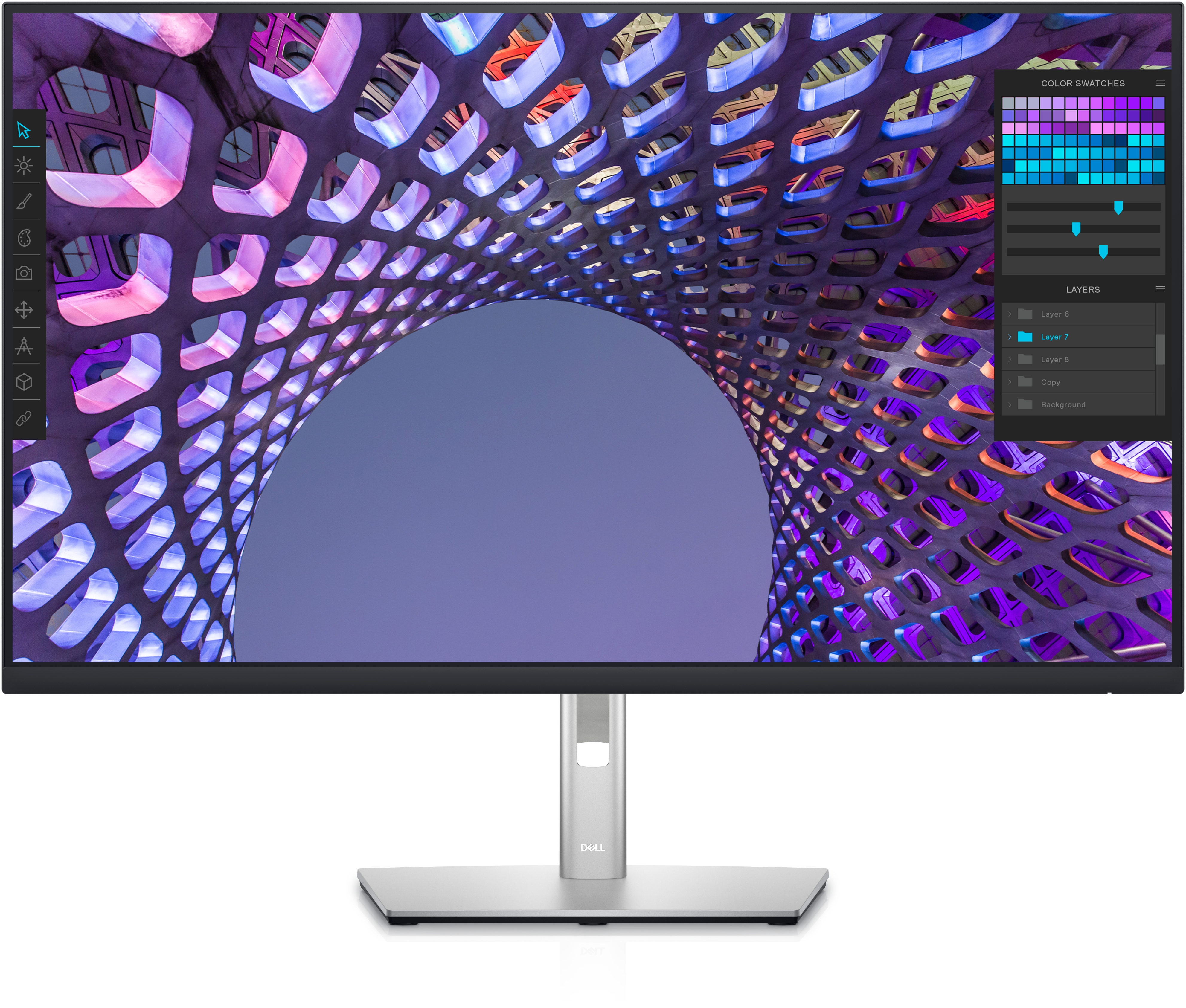 Image of DELL P Series P3223QE Monitor PC 80 cm (31.5") 3840 x 2160 Pixel 4K Ultra HD LCD Nero