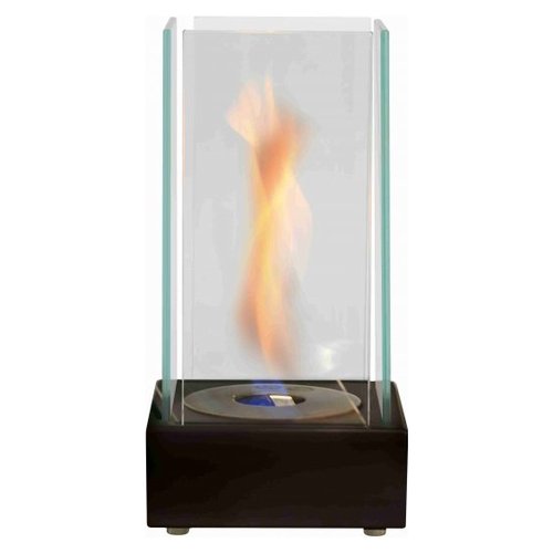 Biocamino Tecno Air System AOSTA da tavolo Nero