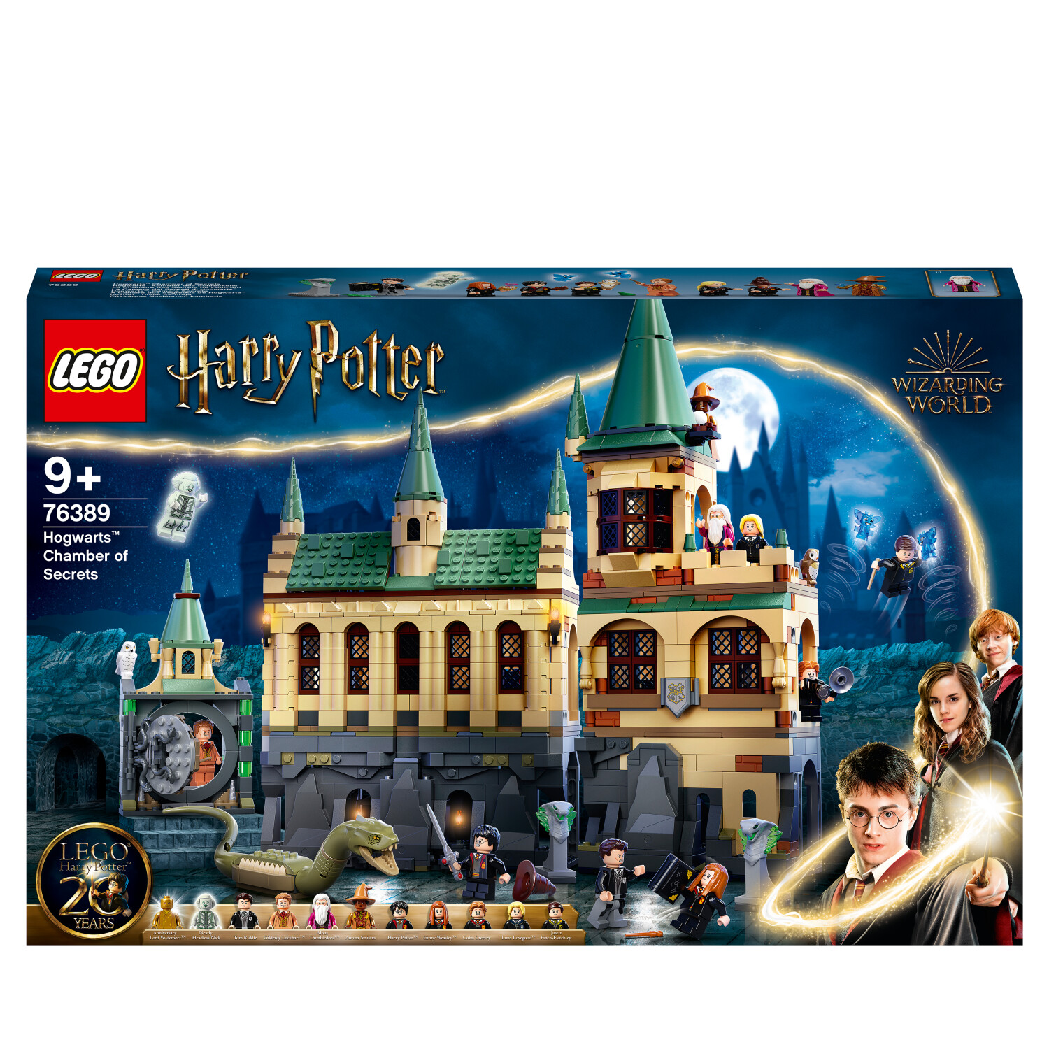 Image of LEGO Harry Potter 76389 La Camera dei Segreti di Hogwarts, Castello Giocattolo Modulare con Sala Grande e Minifigure dOro