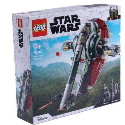 Image of LEGO Star Wars 75312 Astronave di Boba Fett, Set da Costruzione con 2 Personaggi, Giocattoli Bambino dai 9 Anni, Idee Regalo