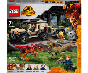 Image of LEGO Jurassic World 76951 Trasporto del Piroraptor e del Dilofosauro, Giochi per Bambini di 7+ Anni, con Dinosauro Giocattolo