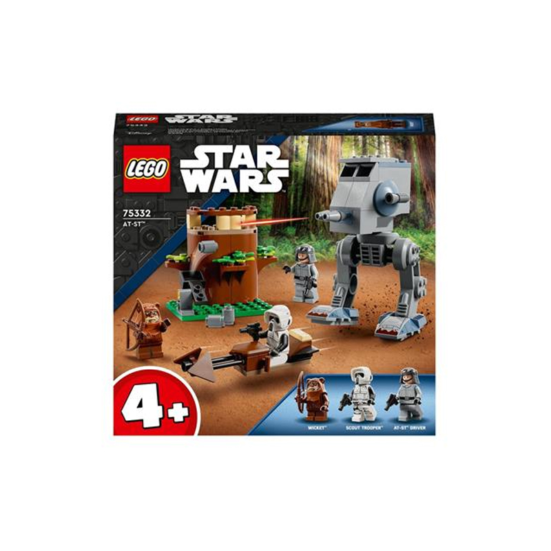 Image of LEGO Star Wars 75332 AT-ST, Modellino da Costruire per Bambini in Età Prescolare dai 4 Anni con 3 Minifigure e Starter Brick