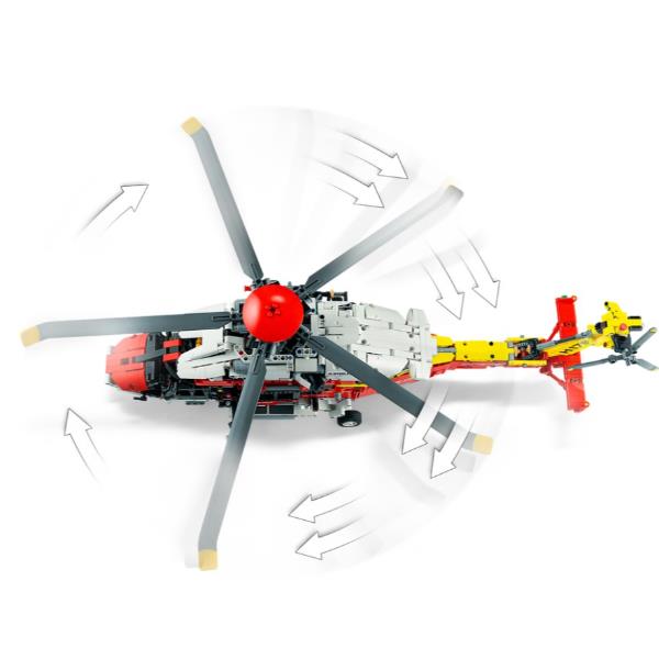 Image of LEGO Technic Elicottero di salvataggio Airbus H175(42145 )