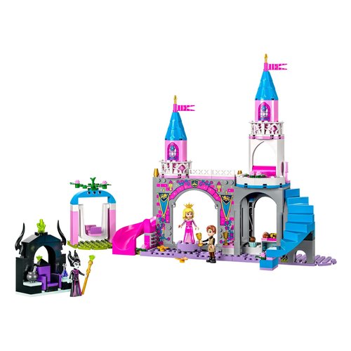 Image of LEGO Disney Princess 43211 Il Castello di Aurora, Giocattolo 4+ con la Bella Addormentata, il Principe Filippo e Malefica