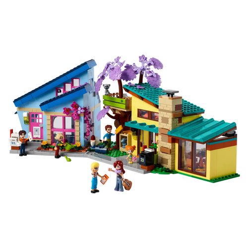 Image of Costruzioni LEGO 42620 FRIENDS Le Case di Olly e Paisley