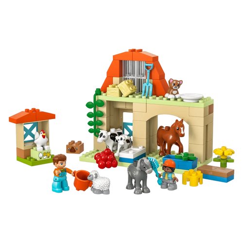 Image of Costruzioni LEGO 10416 DUPLO TOWN Cura degli Animali di Fattoria