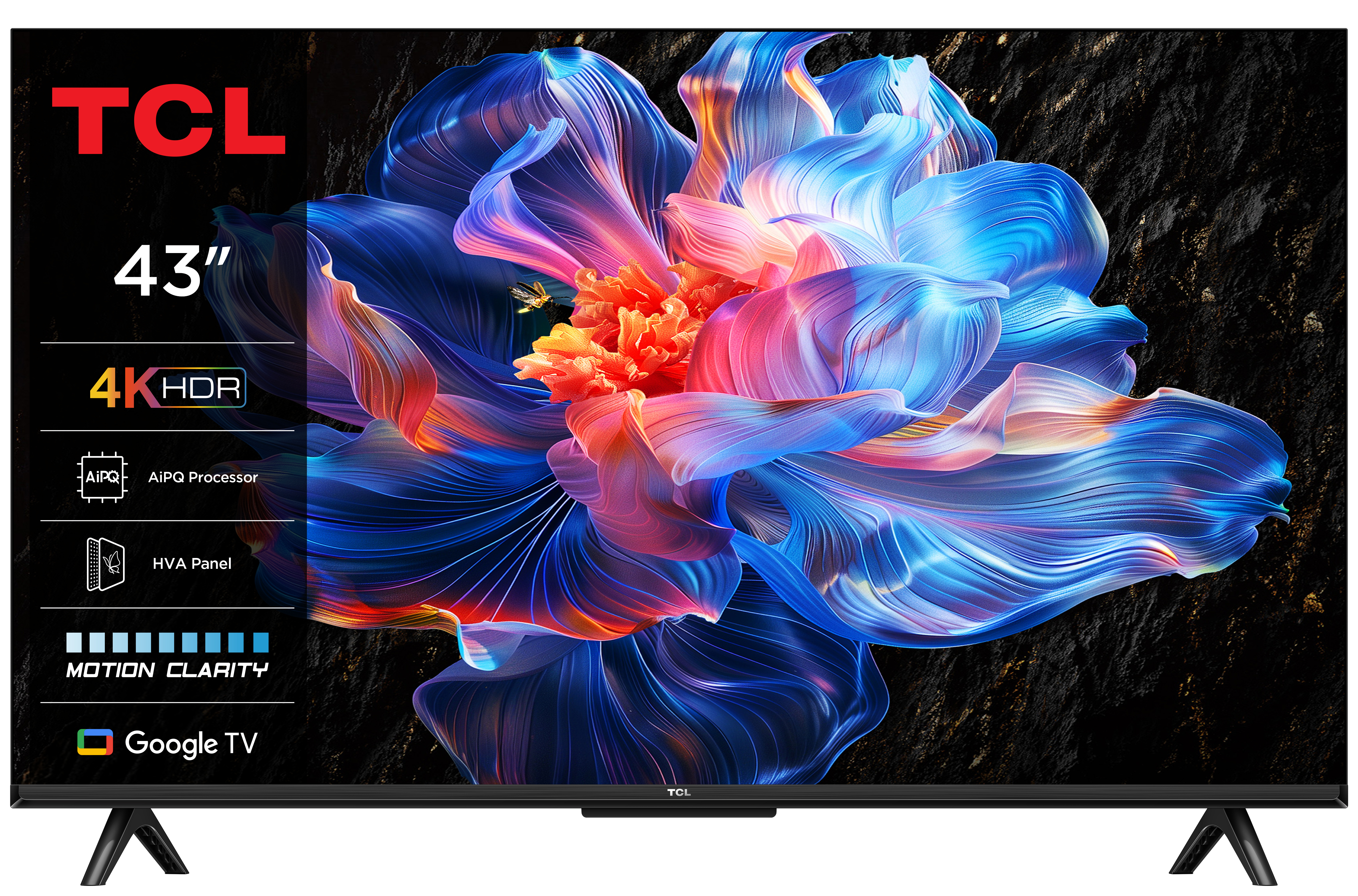 TCL 43P69K 4K Ultra HD 43" LED Smart TV Wi-Fi HDR10+ 109,2 cm (Nero)