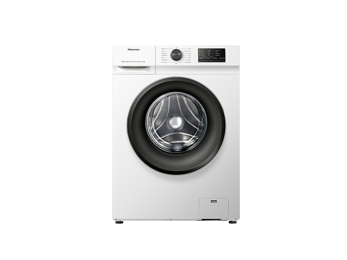 Image of Hisense WFVC6010E lavatrice Caricamento frontale 6 kg 1000 Giri/min Bianco