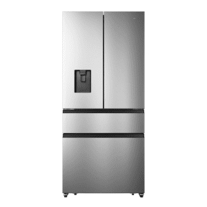 Image of Hisense RF540N4WIE frigorifero side-by-side Libera installazione 430 L E Acciaio inossidabile