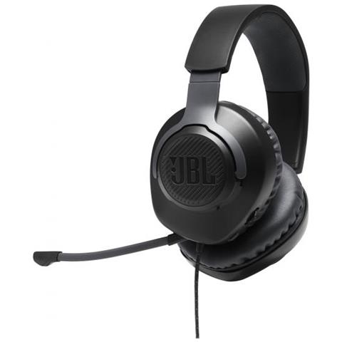 JBL Quantum 100 Cuffie Cablato A Padiglione Gaming Nero