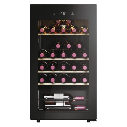 Image of Haier Wine Bank 50 Serie 3 HWS34GGH1 Cantinetta vino con compressore Libera installazione Nero 34 bottiglia/bottiglie