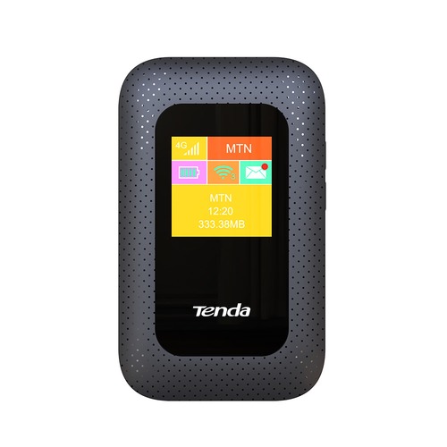 Image of Tenda 4G ROUTERS 4G185 V2 - CAT4, LTE/WCDMA/GSM, Bat 2100mAh, WPS, SIM 3FF (Micro SIM), Displ Color