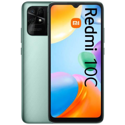 Image of XIAOMI Redmi 10C 64GB 3 GB RAM Dual Sim Display 6.71 HD+ Slot Micro SD Fotocamera 50 Mpx Android Verde