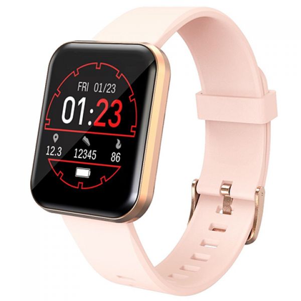 Image of SMARTWATCH 1,44 TOUCH ANDROID/IOS LENOVO IP67 2.5D GLASS SAT. GOLD