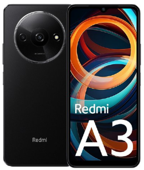 Image of XIAOMI REDMI A3 3+64GB DS MIDNIGHT BLACK OEM
