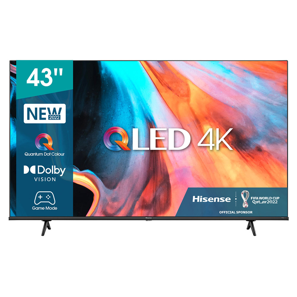 Image of Hisense TV QLED televisore Ultra HD 4K 43” 43E77HQ Smart TV, Wifi, HDR Dolby Vision, Quantum Dot Colour, Retroilluminazione DLED, Game Mode Plus