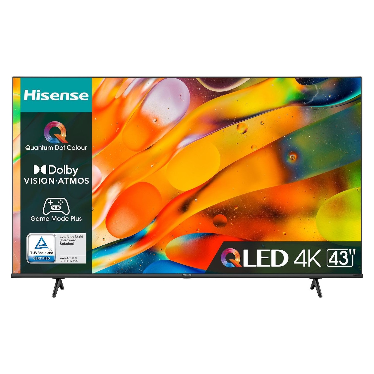 Image of Hisense 43E79KQ TV 109,2 cm (43) 4K Ultra HD Smart TV Wi-Fi Nero