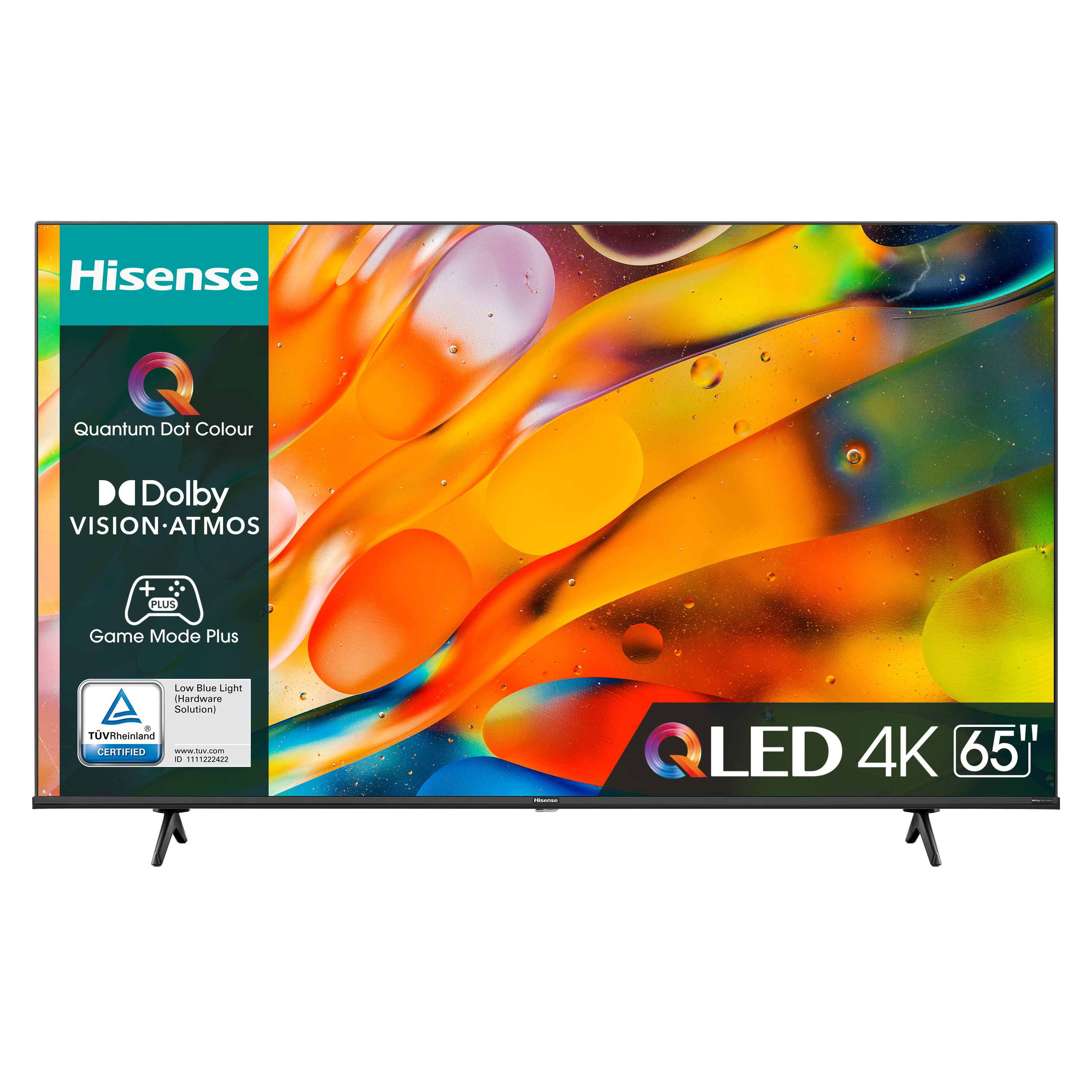 Image of Hisense TV QLED televisore Ultra HD 4K 65” 65E7KQ Smart TV, Wifi, HDR Dolby Vision, Quantum Dot Colour, Retroilluminazione DLED, Game Mode Plus