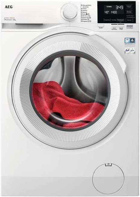 AEG LR7G84GW lavatrice Caricamento frontale 8 kg 1400 Giri/min A Bianco
