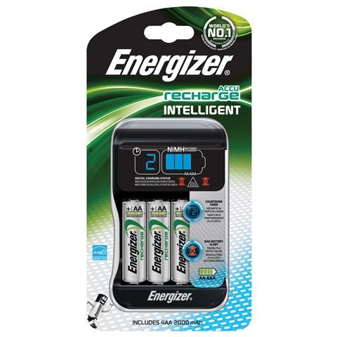 Image of Caricabatterie e batterie Energizer 7638900398373 ACCU RECHARGE PRO 4X