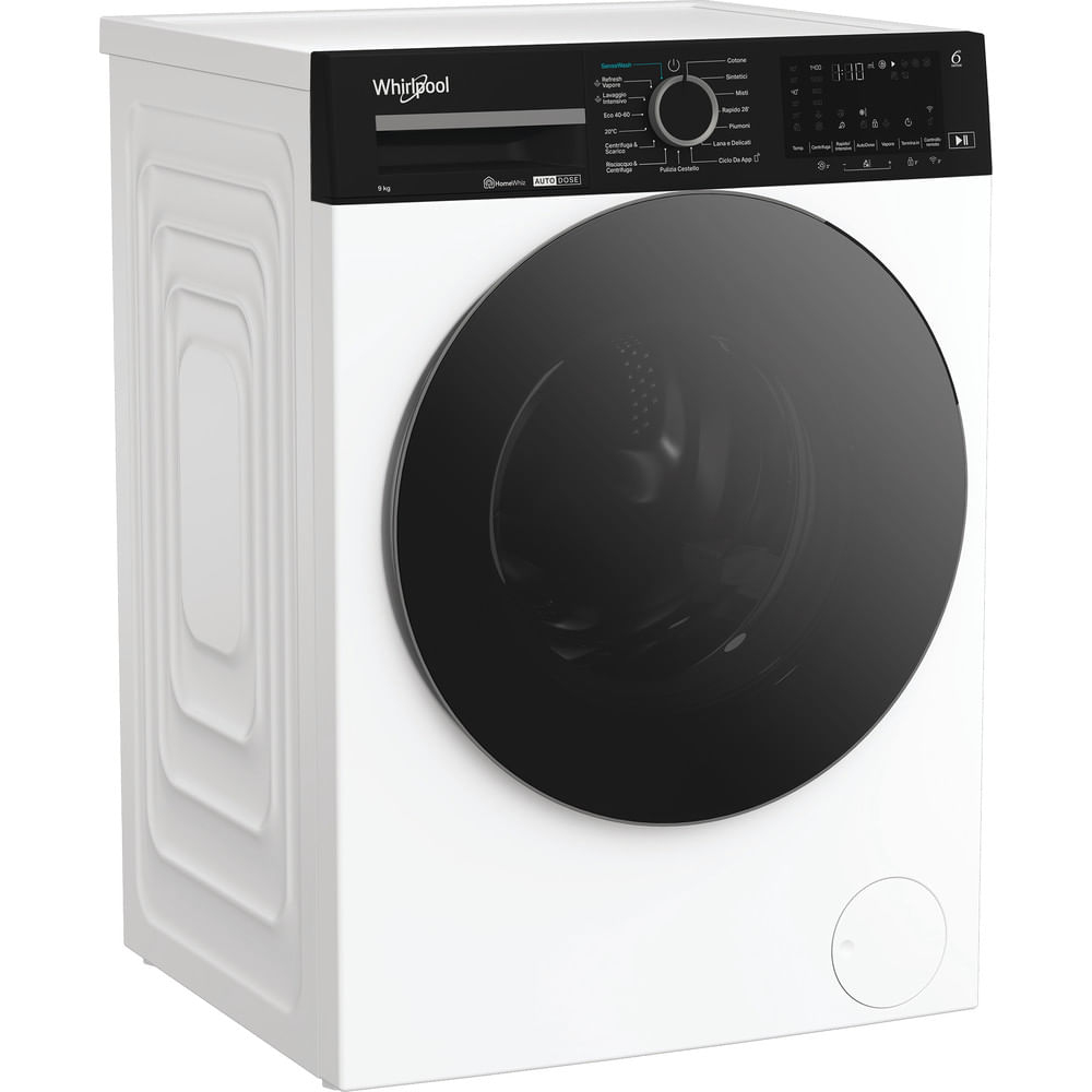 Whirlpool Lavatrice smart connessa con WiFi - WPM 911W ADS IT - SenseWash