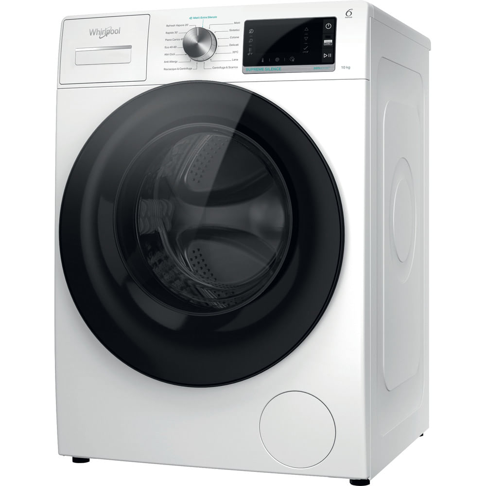 Image of Whirlpool W6 W045WB IT lavatrice Caricamento frontale 10 kg 1400 Giri/min B Bianco