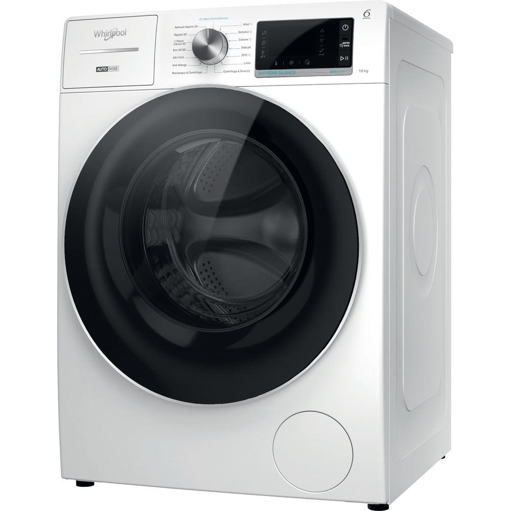 Image of Whirlpool W8 W046WR IT lavatrice Caricamento frontale 10 kg 1400 Giri/min A Bianco