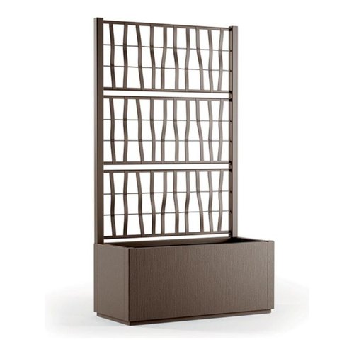 Fioriera con grigliato Stefanplast 68603 ETHICA ECO LINE Tortora