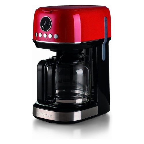 Image of Ariete 1396 Macchina da caffè con filtro Moderna, Caffè americano, Capacità fino a 15 tazze, Base riscaldante, Display LCD, Filtri estraibili e lavabili