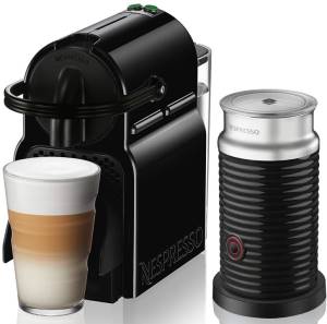 Nespresso Inissia EN80.BAC Macchina da Caff� Nero + Aeroccino