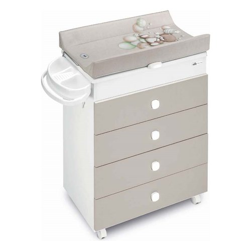 Bagnetto fasciatoio Cam 917006 C261 ASIA 3 cassetti Tortora Tortora