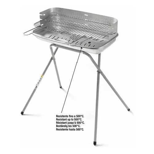 Image of Barbecue Ompagrill 60400 Aluminized 60 40 Professional Grigio e Allumi