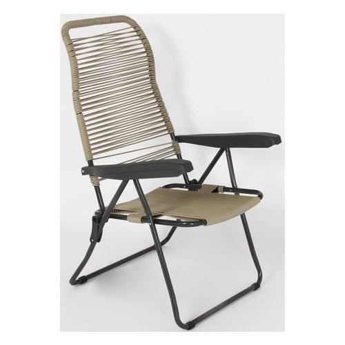 Sedia sdraio Metal F.A.R. LIPARI CORDONATA Tortora