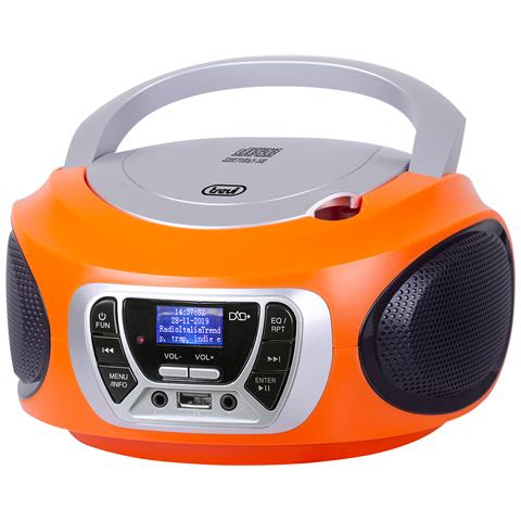 Image of Trevi CMP 510 DAB Digitale 3 W DAB, DAB+, FM Arancione Riproduzione MP3