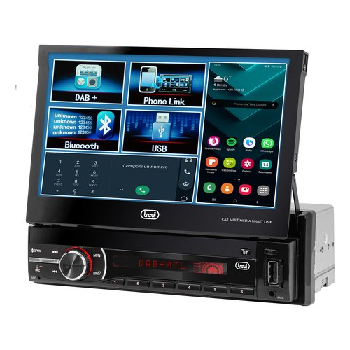 Image of Trevi AUTORADIO DAB FM 200W CON MONITOR 7" WIRELESS USB SD AUX-IN MDV 6380 DAB