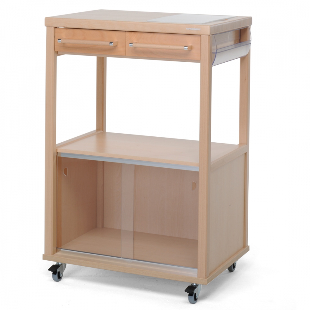 Carrello porta vivande Foppapedretti 339506 BENCHEF Noce