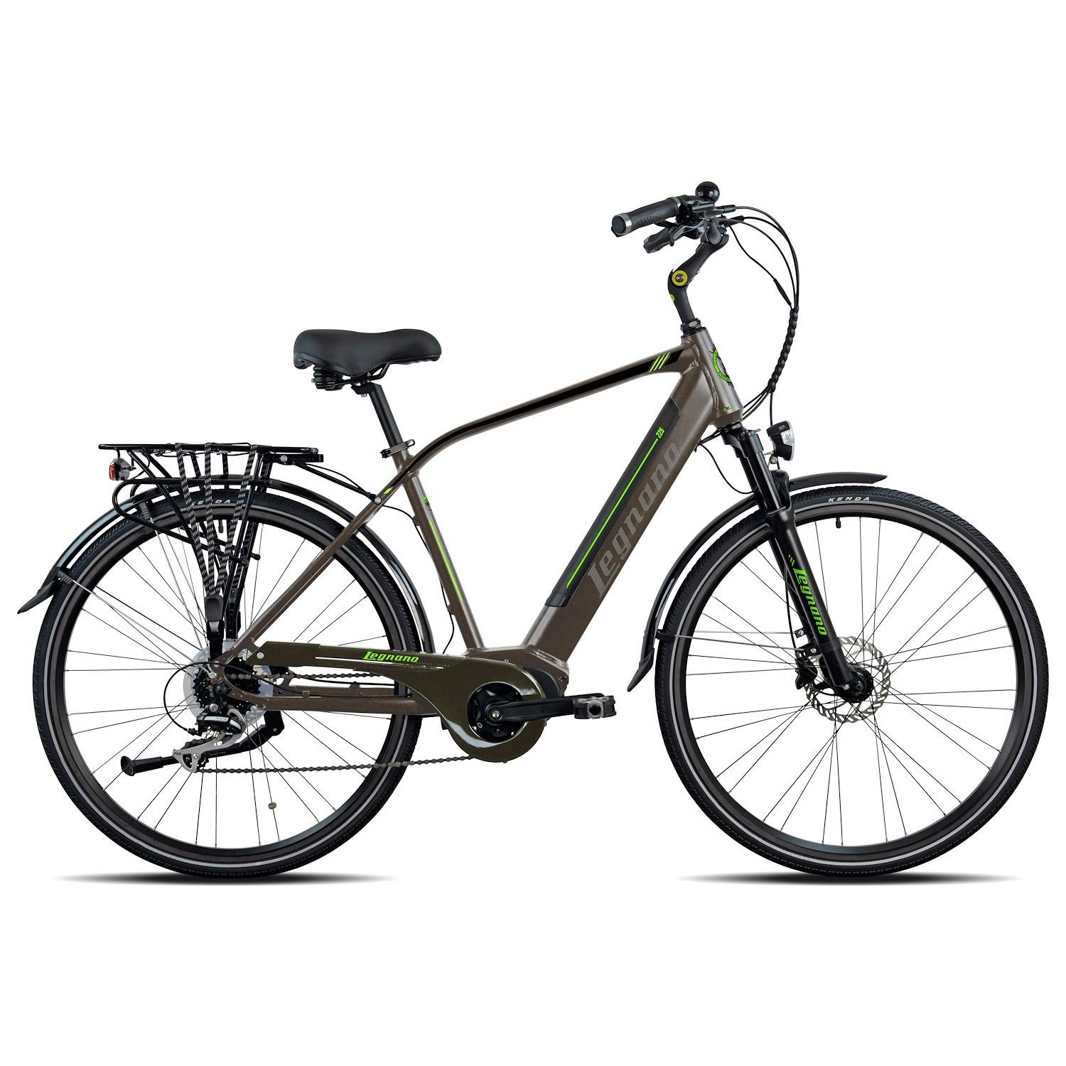 E-Bike Legnano Terra Man 54 28 Dark Grey - Bicicletta Elettrica