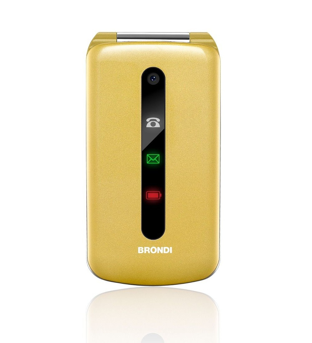 Image of Brondi President 7,62 cm (3) 130 g Oro Telefono cellulare basico