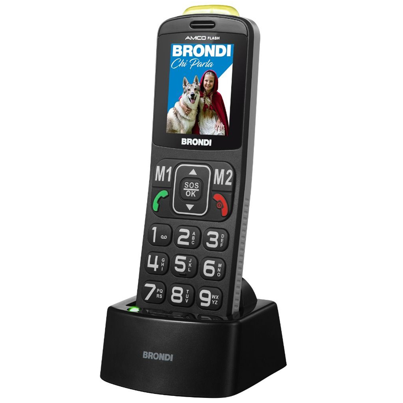 BRONDI AMICO FLASH NERO EASY PHONE