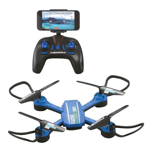 Image of Drone giocattolo Ods 40018 RADIOFLY con videocamera Azzurro
