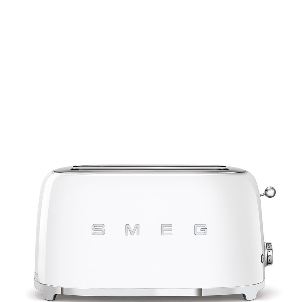 Image of SMEG TOASTER 2X4 50�STYLE WHITE TSF02WHEU