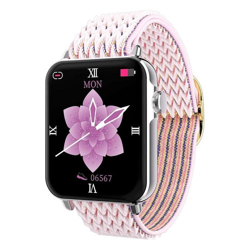 Image of Smartwatch Smarty SW035E03 CLASSIC Pink e Silver