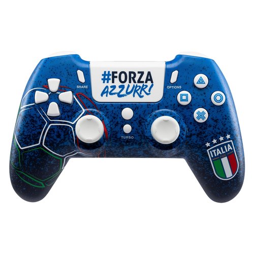 Image of Gamepad PLAYSTATION 4 FIGC Italia Wireless Blue e White ACP40173