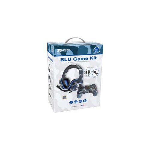 Image of Gamepad Xtreme Videogames 90432 PS4 Set Accessori Ice camo blue