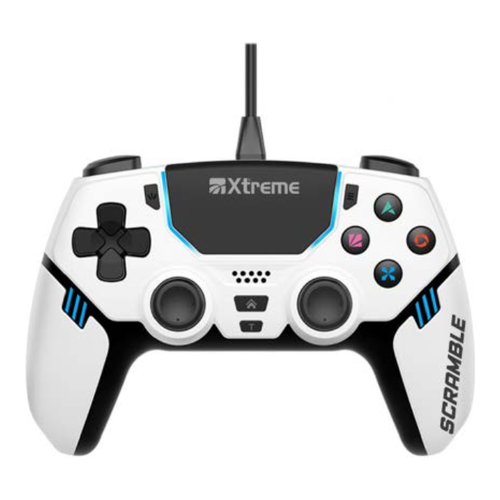 Gamepad Xtreme 90587 PLAYSTATION 5 Scramble 5 White e Black