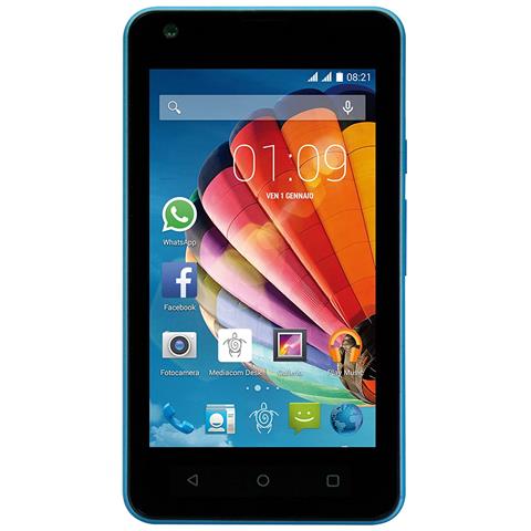 Image of MEDIACOM PhonePad Duo G415 4 GB Dual Sim Display 4 FWVGA Slot Micro SD Android Italia Blu