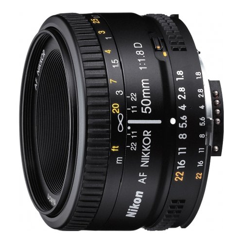 Image of Obiettivo fotografico Nikon JAA013DA DSLR 50mm F 1.8D Af Nikkor Black