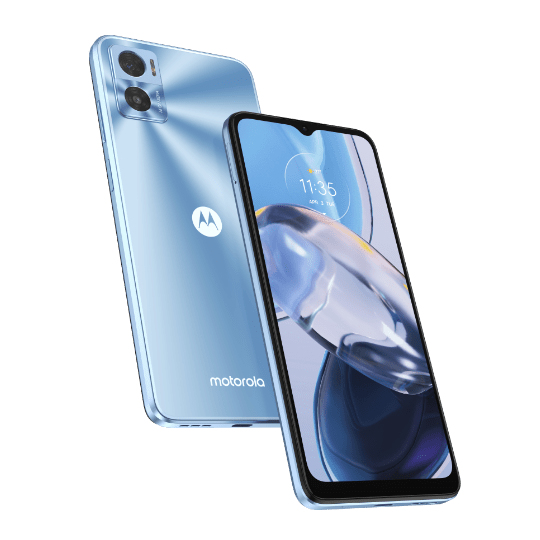 Image of Motorola Moto E 22 16,5 cm (6.5) Dual SIM ibrida Android 12 4G USB tipo-C 3 GB 32 GB 4020 mAh Blu
