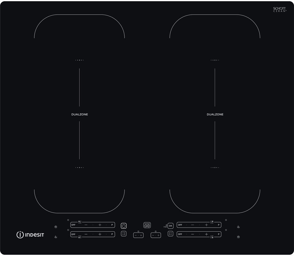 Indesit Piano cottura a induzione IB 88B60 NE - IB 88B60 NE