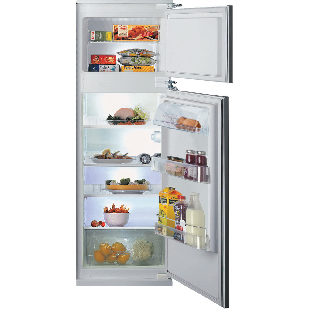 Image of Hotpoint BD 2422/HA 1 frigorifero con congelatore Da incasso 216 L F Acciaio inossidabile